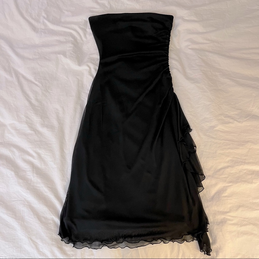 Black Strapless Dress